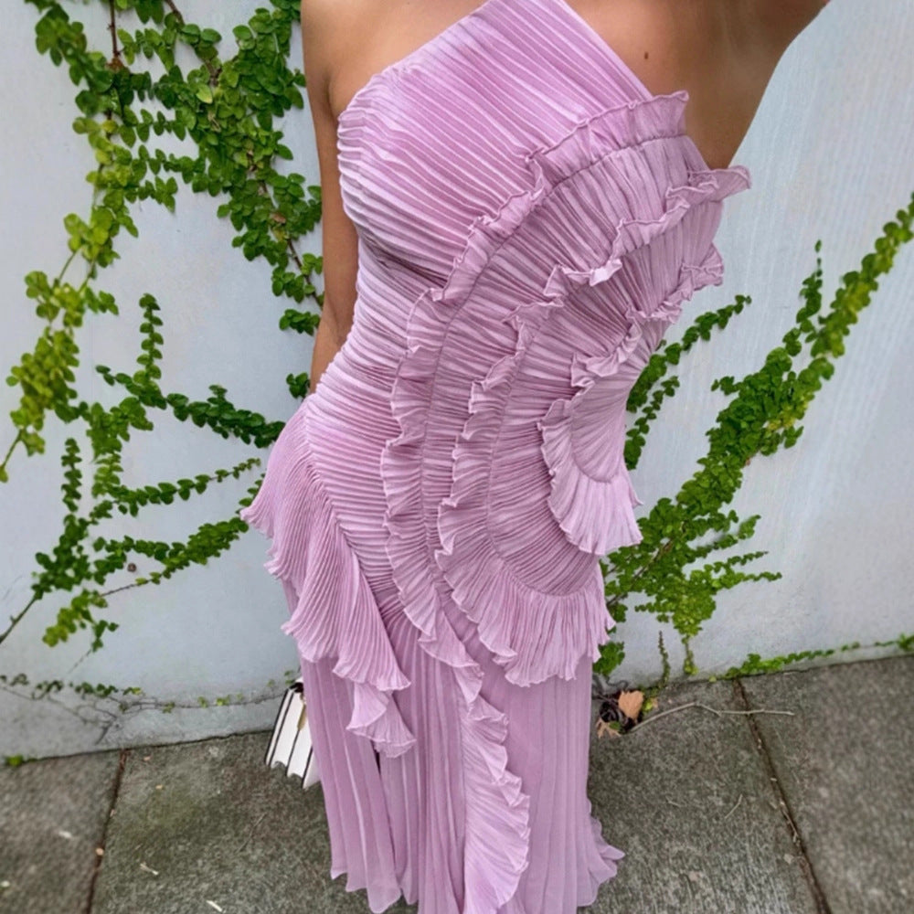 Noa | Vestido de verano con cuello halter y espalda descubierta